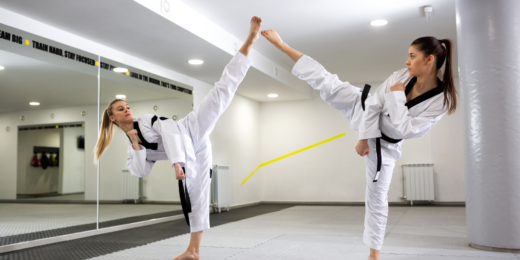 Under februarilovet har du chansen att lära dig grunderna i Taekwondo.